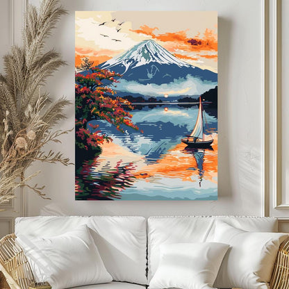 Serene Japanese Mountain Landscape