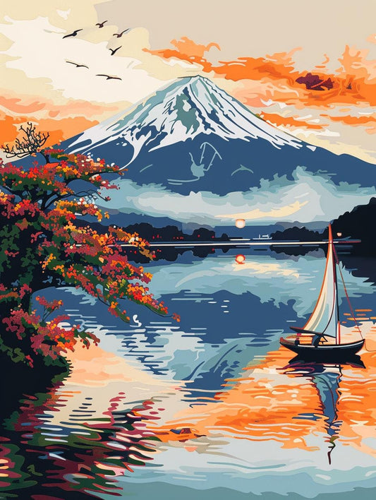 Serene Japanese Mountain Landscape
