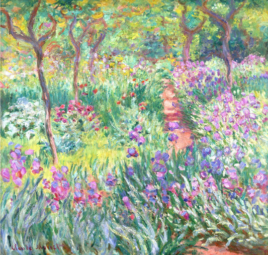 Claude Monet, The Artist’s Garden in Giverny (1900) - Famous Painting
