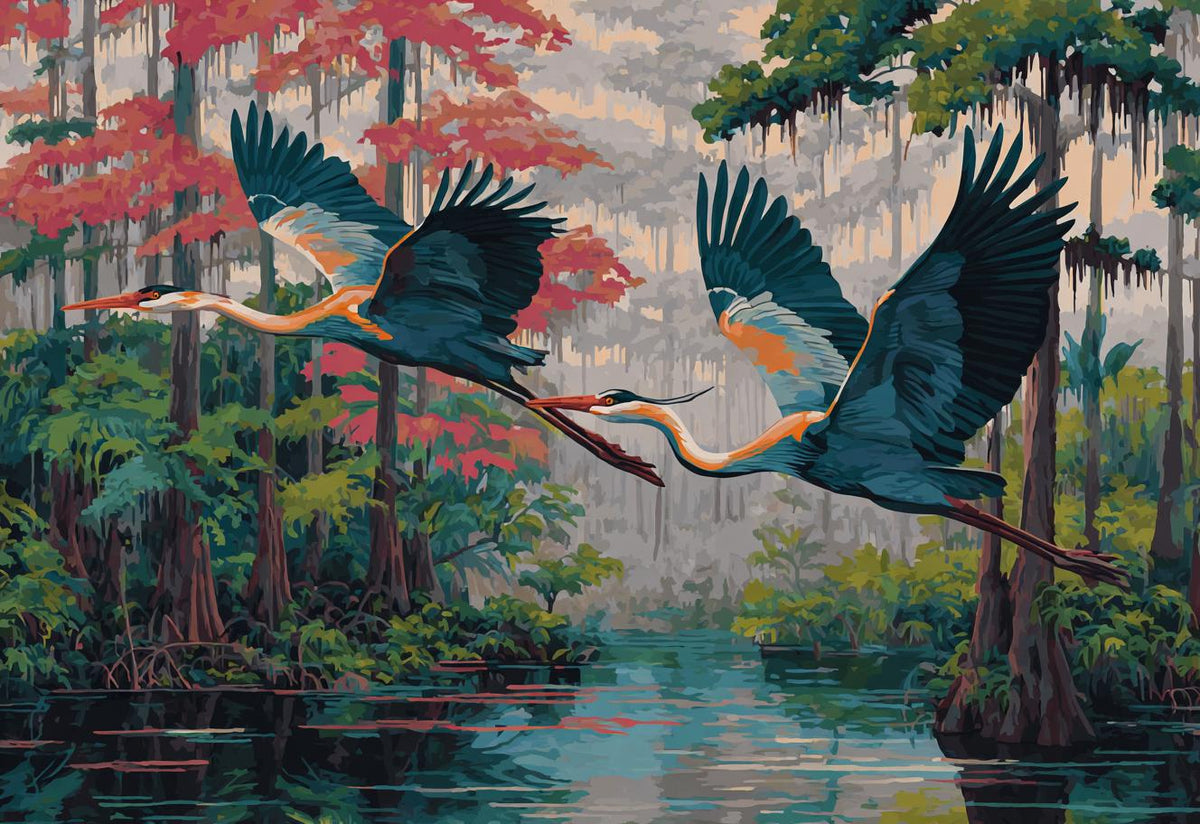 Vintage Heron