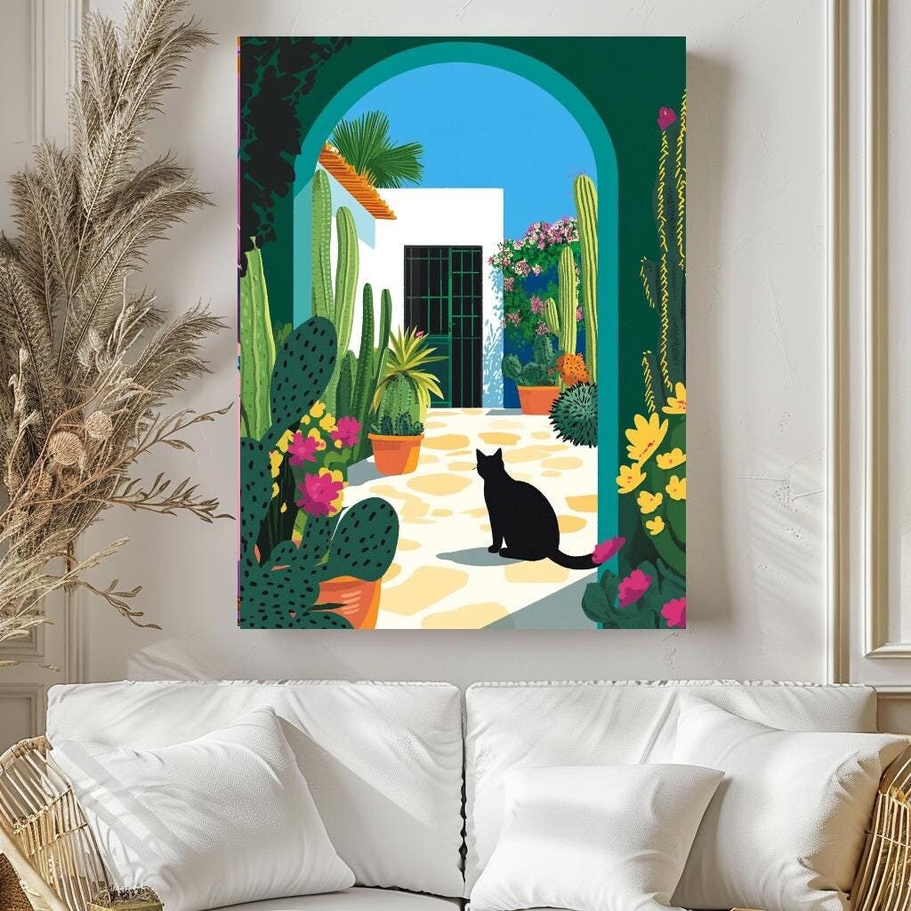 Boho Cat Window Sill