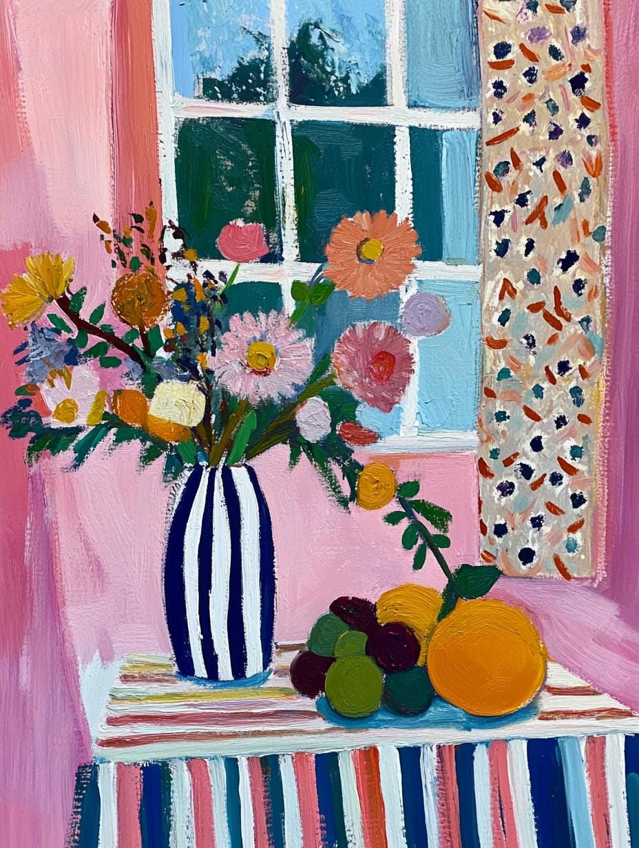 Paint by Numbers Vintage Flowers
