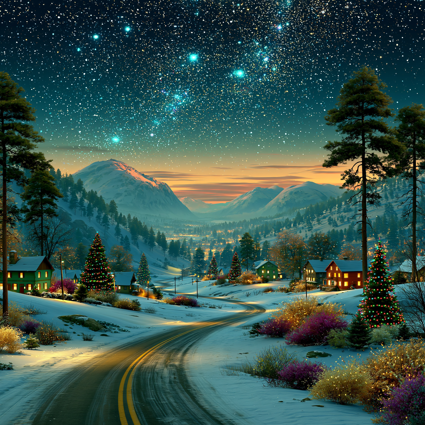 Christmas Winter Village