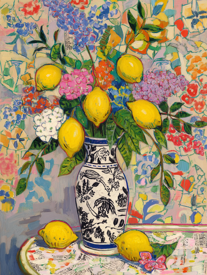 Citrus Table Still Life