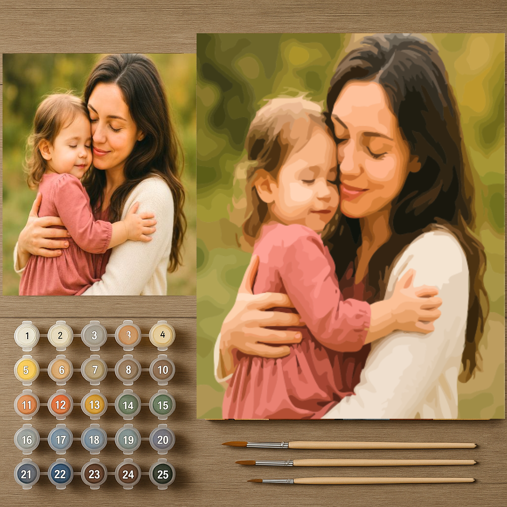 Custom Paint by Numbers Kits for Adults - Easy, Relaxing, & Premium Art