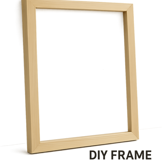 Canvas Stretcher Frame – DIY Pine Wood Frame Kit for Small & Large Canvases